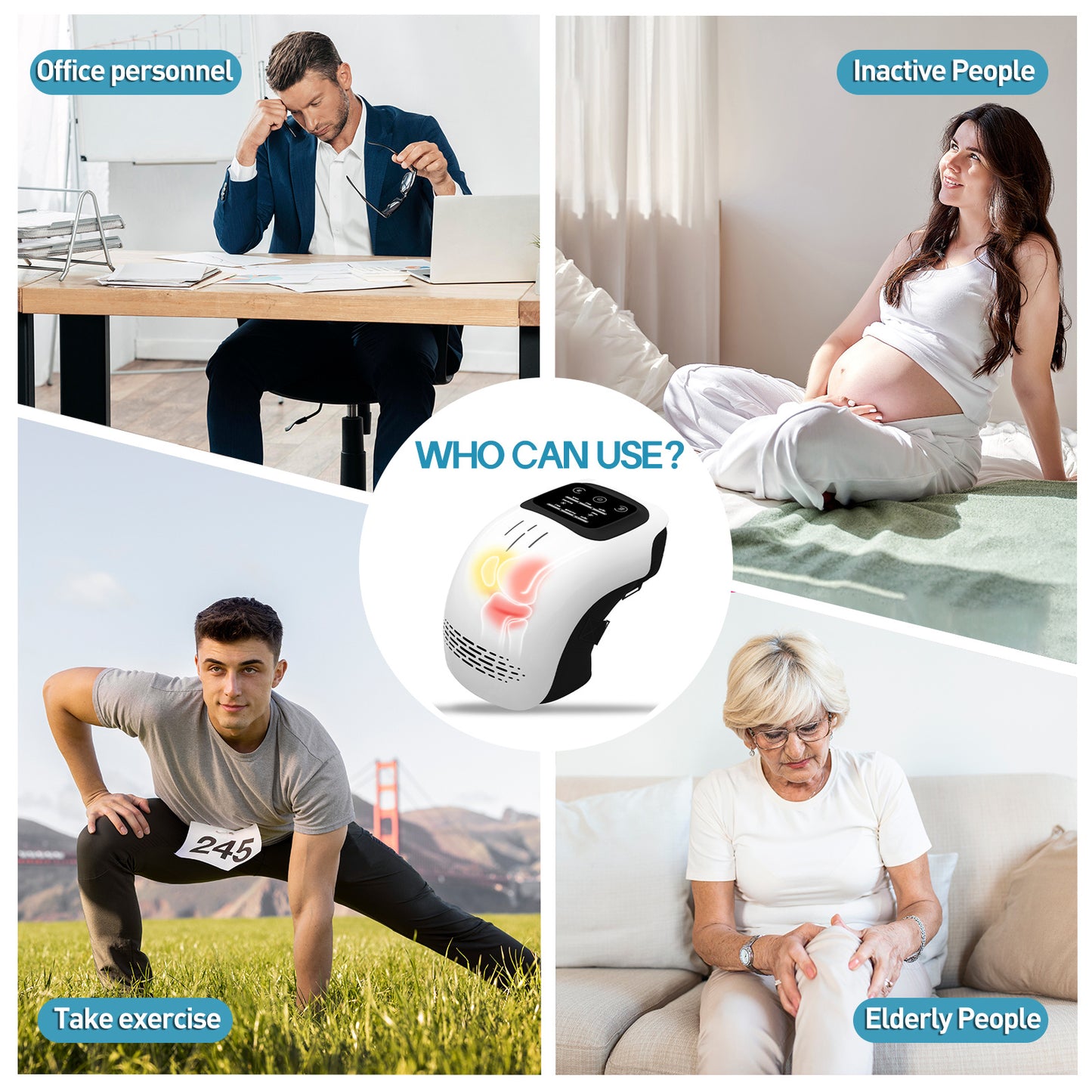 Onyxify ™ Knee Massager