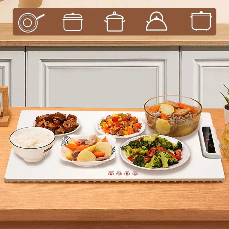 Food Electric Warming Tray White - Onyxify