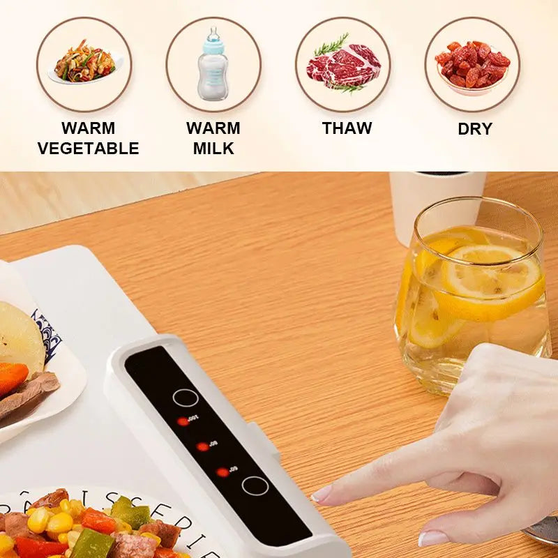 Food Electric Warming Tray White - Onyxify
