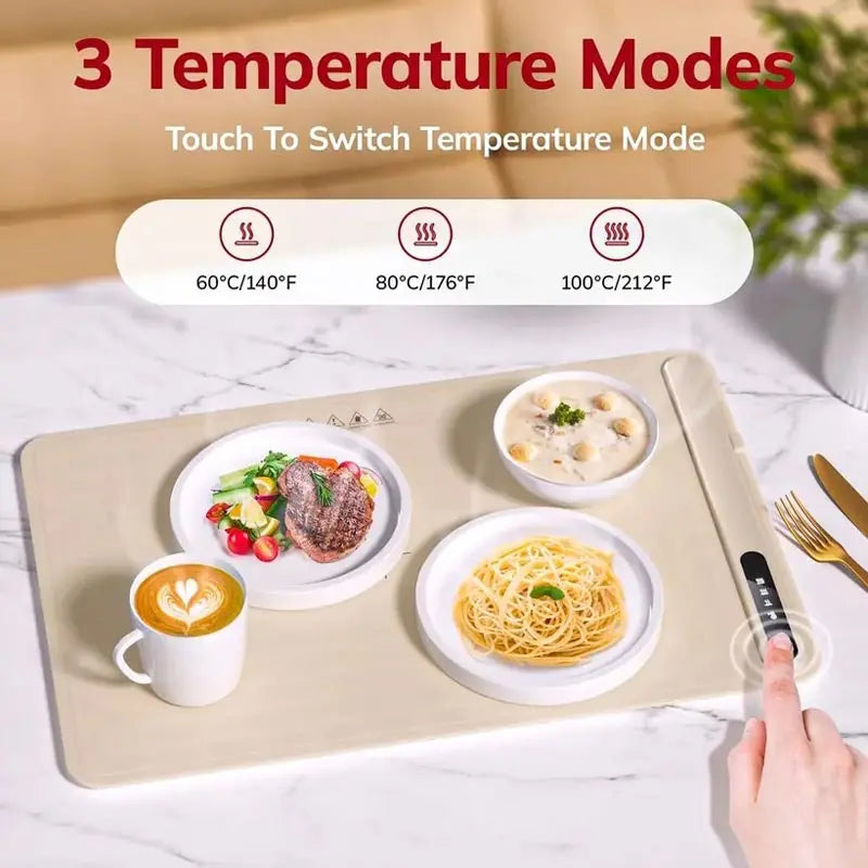 Food Electric Warming Tray White - Onyxify